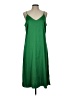 The Drop Solid Green Casual Dress Size L - photo 1
