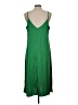 The Drop Solid Green Casual Dress Size L - photo 2