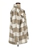 Kensie 100% Polyester Plaid Gray Coat Size XL - photo 4