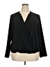 Remade Black Long Sleeve Blouse Size 2X - photo 1