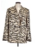 Zara Animal Print Gold Blazer Size L - photo 1