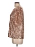 Cable & Gauge Gold Short Sleeve Blouse Size L - photo 5