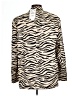 Zara Animal Print Gold Blazer Size L - photo 2