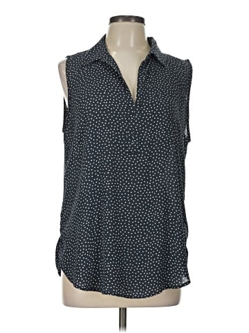 Ann Taylor LOFT Outlet Sleeveless Button-Down Shirt (view 1)