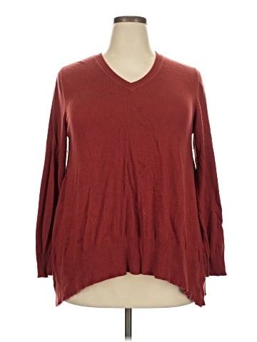 Woman Within Pullover Sweater (view 1)