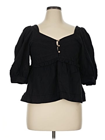 Pink Lily 3/4 Sleeve Blouse (view 1)