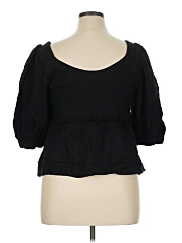Pink Lily 3/4 Sleeve Blouse (view 2)