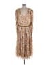 Mac Duggal 100% Polyester Tan Cocktail Dress Size 16 - photo 1