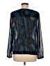 Lucky Brand 100% Polyester Blue Long Sleeve Blouse Size M - photo 2