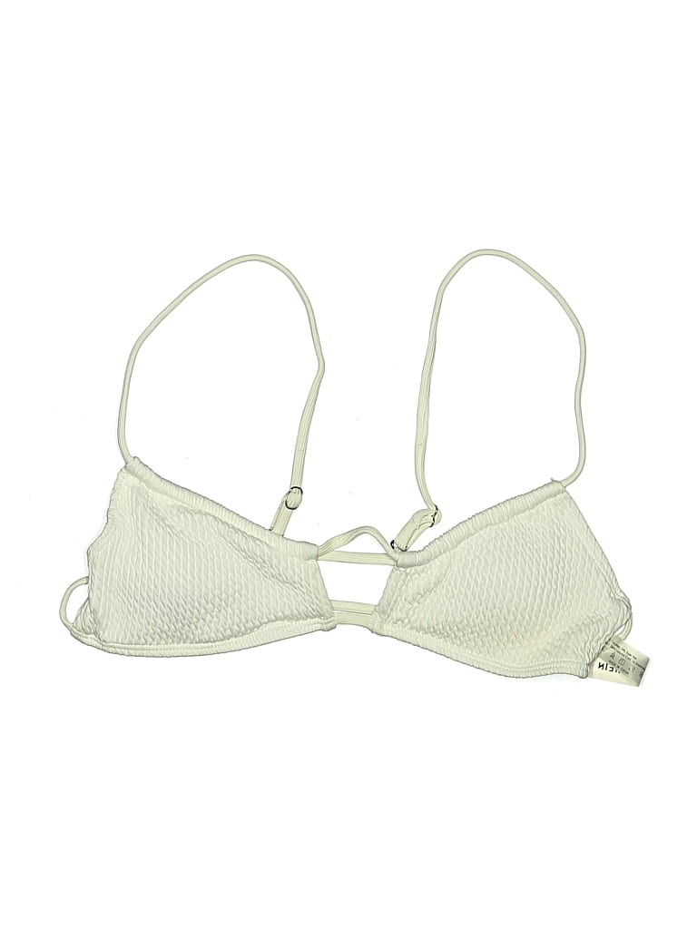 Pre-owned Shein Swimsuit Top Ivory Swimwear