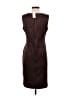 J. McLaughlin Solid Brown Casual Dress Size S - photo 2