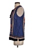 Daniel Rainn 100% Rayon Blue Sleeveless Blouse Size S - photo 5