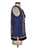 Daniel Rainn 100% Rayon Blue Sleeveless Blouse Size S - photo 4