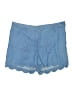 Crown & Ivy 100% Lyocell Blue Shorts Size 24 waist - photo 1