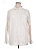 Splendid Solid Ivory Long Sleeve Button-Down Shirt Size XL - photo 1
