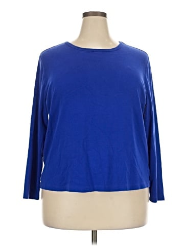 Lauren by Ralph Lauren 3/4 Sleeve T-Shirt (view 1)