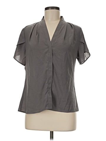 Calvin Klein Short Sleeve Blouse (view 1)