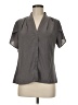 Calvin Klein Gray Short Sleeve Blouse Size M - photo 1