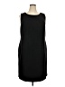 Talbots Solid Black Cocktail Dress Size 18 Petite - photo 1