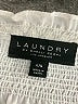 Laundry by Shelli Segal 100% Polyester White 3/4 Sleeve Blouse Size L - photo 7