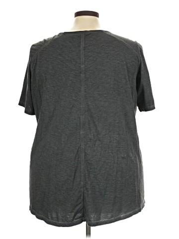 LOGO by Lori Goldstein Short Sleeve Top (view 2)