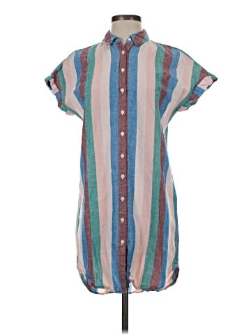 Madewell Central Shirtdress in Flagstaff Stripe (view 1)