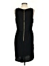 Ann Taylor LOFT 100% Polyester Black Cocktail Dress Size 4 - photo 2
