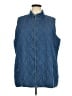 Coldwater Creek 100% Cotton Blue Vest Size 2X - photo 1