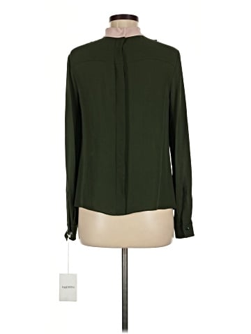 Valentino Long Sleeve Silk Top (view 2)