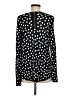 Chico's Polka Dots Black Long Sleeve Top Size Med (1) - photo 2