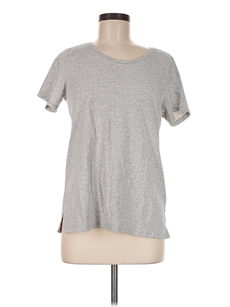 Pre-owned Soft Surroundings Short Sleeve T-shirt In Gray