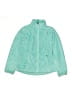 The North Face 100% Polyester Teal Fleece Jacket Size M (kids) - photo 1