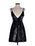 Emory Park Metallic Black Cocktail Dress Size S (estimated) - photo 1