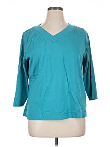 Chico's 3/4 Sleeve T-Shirt (view 1)