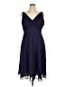 Rena Rowan 100% Polyester Solid Blue Cocktail Dress Size 16 - photo 1