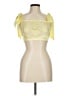 Free People 100% Polyester Yellow Sleeveless Top Size M - photo 1