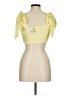 Free People 100% Polyester Yellow Sleeveless Top Size M - photo 2