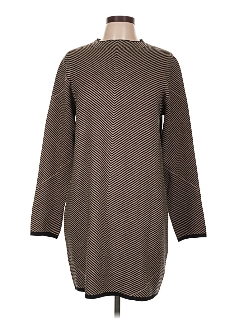 Pre-owned Max Studio Casual Dress In Brown