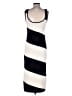 MNG Stripes Ivory Casual Dress Size 6 - photo 2