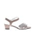 David Tate Silver Sandals Size 5 - photo 1