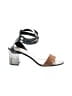 Pedro Garcia 100% Leather Color Block Gray Sandals Size EU 41 - photo 1
