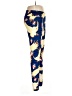 Lularoe Print Blue Leggings Size 1X (Tall & Curvy) - photo 4