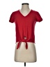 TeXTURE & THREAD Madewell Red Short Sleeve Top Size XXS - photo 1