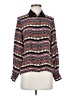 Jonathan Simkhai 100% Silk Print Black Long Sleeve Silk Top Size XS - photo 1