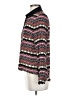 Jonathan Simkhai 100% Silk Print Black Long Sleeve Silk Top Size XS - photo 5