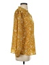 Dokotoo 100% Polyester Yellow 3/4 Sleeve Blouse Size S - photo 4