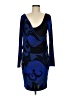 Analili Graphic Blue Cocktail Dress Size M - photo 1