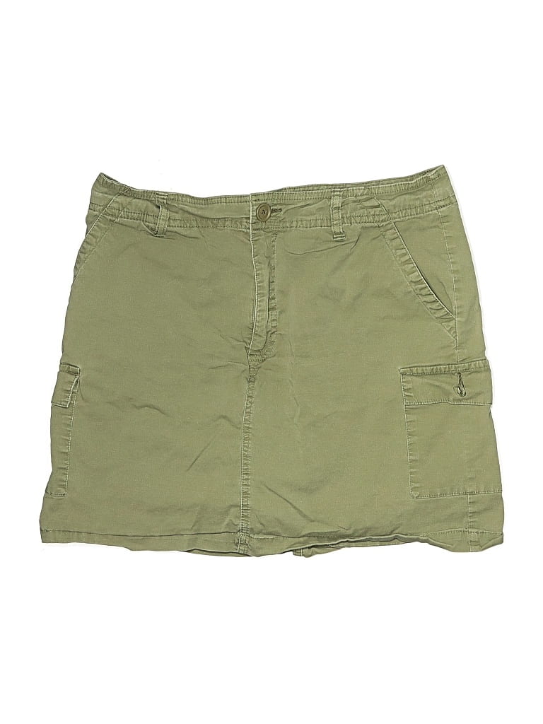 Pre-owned St. John's Bay Casual Skirt In Green