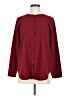 Van Heusen 100% Polyester Burgundy Long Sleeve Blouse Size M - photo 1