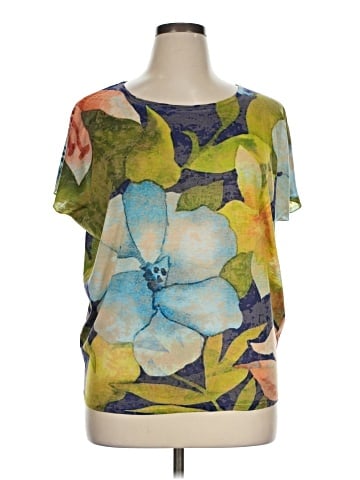Go Couture Short Sleeve Blouse (view 1)